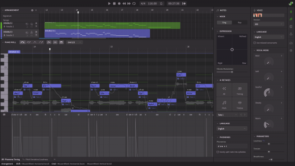 Dreamtonics Synthesizer V Pro Eng Bdl 6 Voices - Image 4