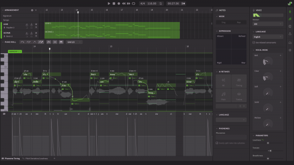 Dreamtonics Synthesizer V Pro Eng Bdl 6 Voices