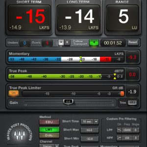 Waves WLM Plus Loudness Meter