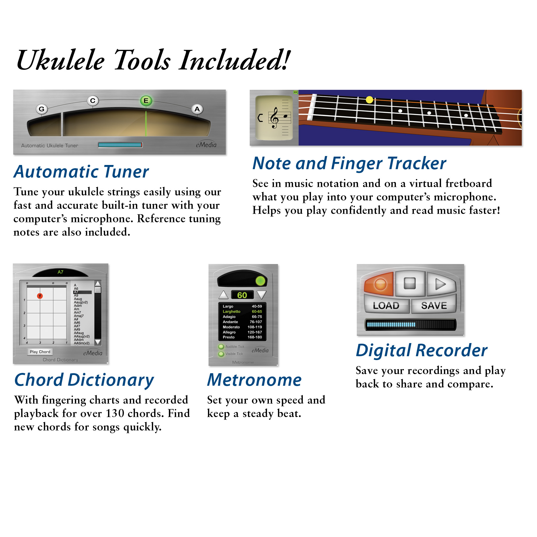 Emedia Ukulele Method Mac 10.5 To 10.14, 32-bit - Image 2