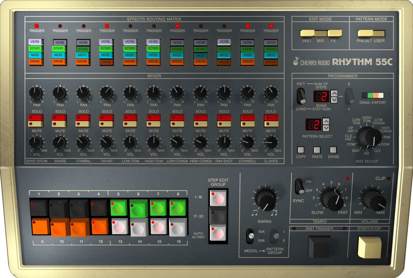 KR-55C Drum Machine - Image 2