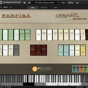 PSound Farfisa Compact virtual instrument screenshot