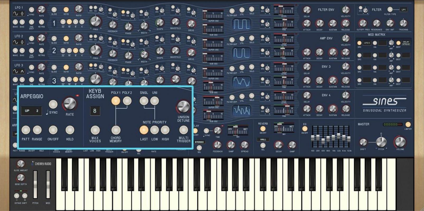Sines Synthesizer