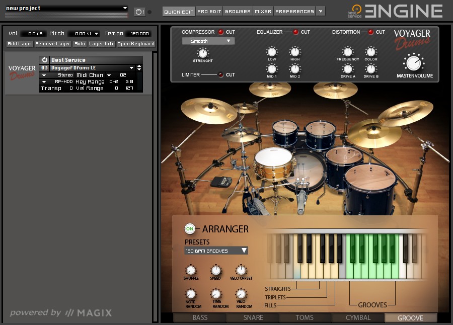 Voyager Drums