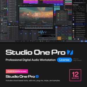 PreSonus Studio One Pro 7 w 12M Pro+