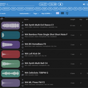 Waves COSMOS Sample Finder