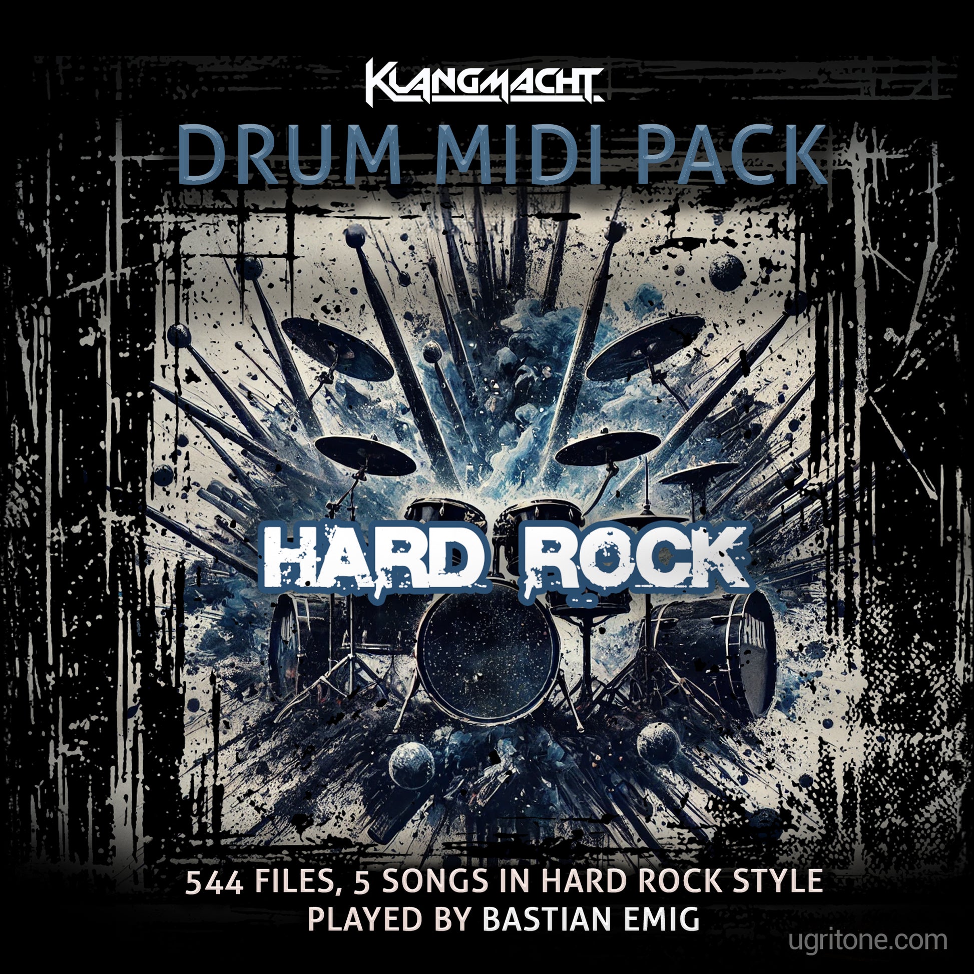 Klangmacht Drum Midi Pack Hardrock