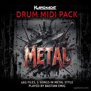 Klangmacht Drum Midi Pack Metal