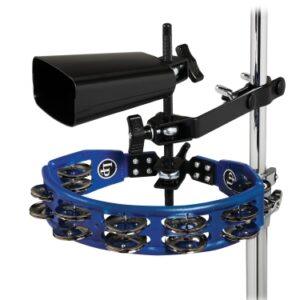 LP LP160NY-K Cyclops Tambourine with City Cowbell and Mount Pack