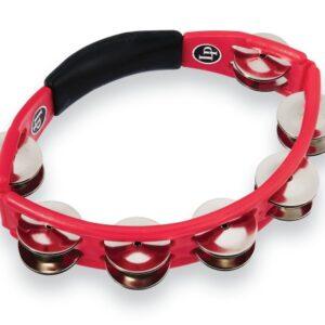 LP LP151 Cyclops Handheld Tambourine - Red with Steel Jingles