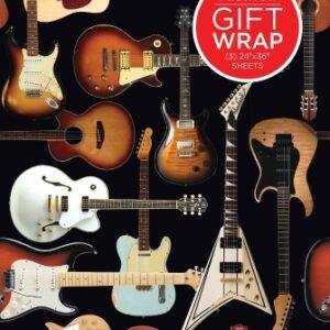 Hal Leonard Wrapping Paper – Guitar Collage Theme