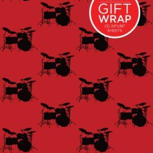Hal Leonard Wrapping Paper – Drumset Theme