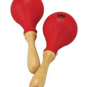 Red Mini Low-Pitched Plastic Maracas