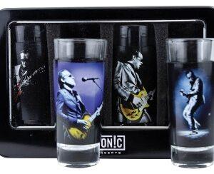 Joe Bonamassa 4-Piece Shot Glass Set – Lithos Collection 1 & 2