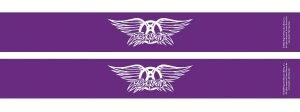 Aerosmith 2 Pack Purple Slap Band W/white Dream On Graphic