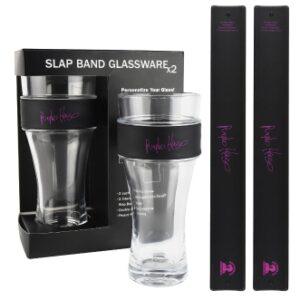 Hendrix 2 Pack Slap Band Glassware Black Band With Purple Haze Graphic