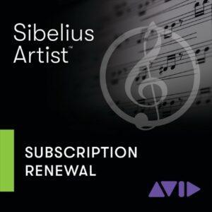 Sibelius Artist 1-Year Software Updates Renewal