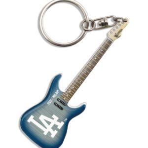 Los Angeles Dodgers Electric Guitar Keychain