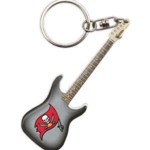 Tampa Bay Buccaneers Electric Guitar Keychain