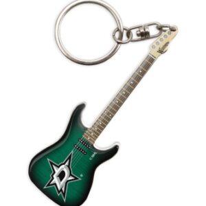 Dallas Stars Electric Guitar Keychain