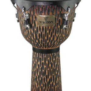 12″ Supremo Select Chiseled Orange Series Djembe