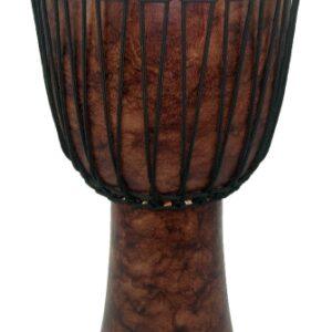 10“ Roped-tuned Djembe, Brown Marble