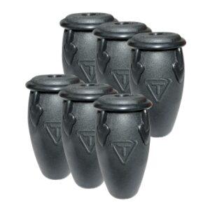 Conga Protector 6-pack Black Conga Shaped Rubber Protector For Conga Lugs
