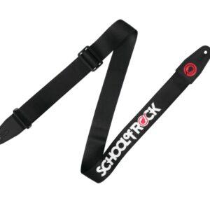 School Of Rock Custom Black Guitar Strap