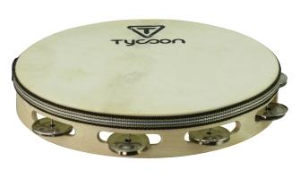 Single Row Headed Wooden Tambourine