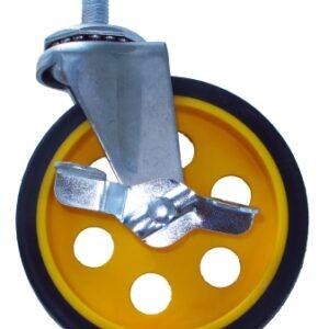 5 x 1.25″ Caster Pack with Brake for R8 and R10 Carts