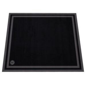 DRUMnBASE Sound Stage Persian Style Drum Rug 5'' X 4.25'' Stage Black