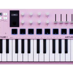 Arturia Minilab 3 25 Slim-key Controller - Rose Quartz