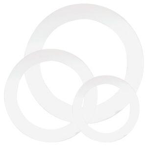 Dynamo Pack, White, 5“, 7”, 9“ (1 Ea)