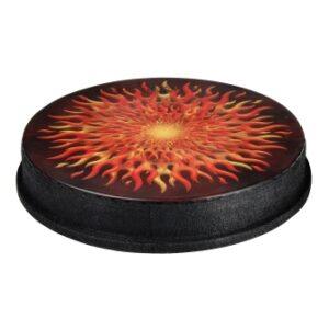 Drumhead, M2 Type, Skyndeep, Flame Graphic, 14“ Diameter, 2.5” Collar