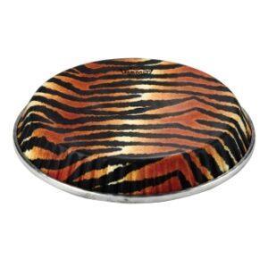 Conga Drumhead, Symmetry, 12.50“ D1, Skyndeep, ”tiger Stripe“ Graphic