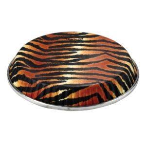 Conga Drumhead, Symmetry, 12.50“ D2, Skyndeep, ”tiger Stripe“ Graphic