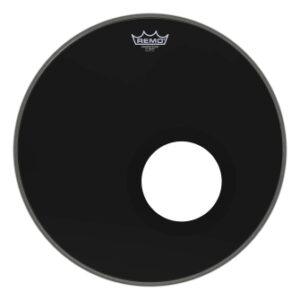 Bass, Powerstroke 3, Ebony, 18“ Diameter, 5” Black Dynamo Installed