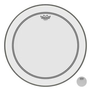Bass, Powerstroke 3, Smooth White, 20“ Diameter, 2-1/2” Impact Patch