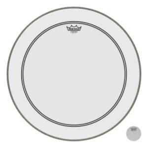 Bass, Powerstroke 3, Smooth White, 22“ Diameter, 2-1/2” Impact Patch