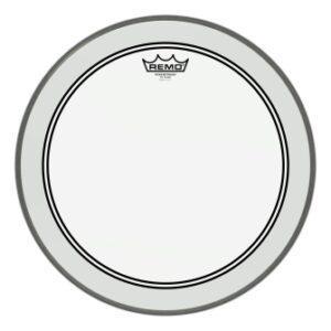 Bass, Powerstroke 3, Clear, 16“ Diameter, 2-1/2” Impact Patch