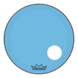 Bass, Powerstroke 3, Colortone, 24“ Diameter, Blue, 5” Offset Hole