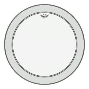 Bass, Powerstroke 3, Clear, 24“ Diameter, 2-1/2” Impact Patch