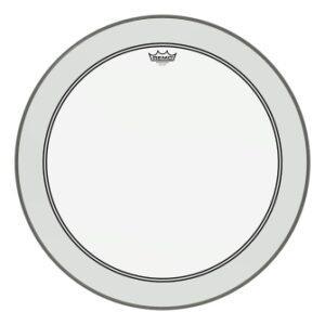 Bass, Powerstroke 3, Clear, 26“ Diameter, 2-1/2” Impact Patch