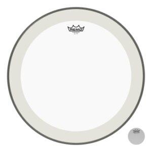 Bass, Powerstroke 4, Clear, 20“ Diameter, With Impact Patch