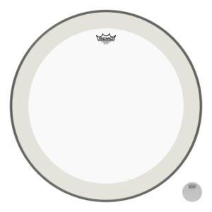 Bass, Powerstroke 4, Clear, 24“ Diameter, With Impact Patch