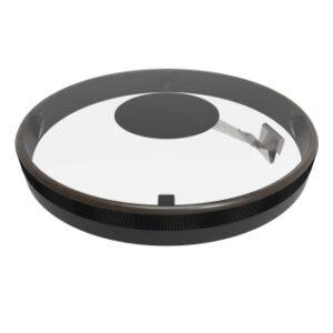 Drumhead, Rhythm Lid Snare Kit, 13“ X 1.5”, Controlled Sound, Clear, Black Dot On Top