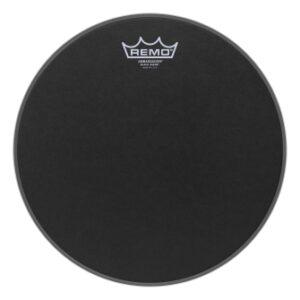 Batter, Ambassador, Black Suede, 12“ Diameter, Black Dot Bottom