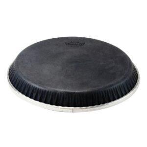 Conga Drumhead, Symmetry, 12.25“, Low Collar, D1, Skyndeep, 'black Calfskin' Graphic