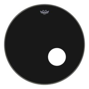 Bass, Powerstroke 3, Ebony, 24“ Diameter, 5” Offset Hole