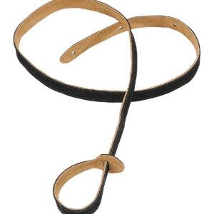 Suede Mandolin Strap – Black